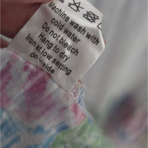 Carine Darcy Dress Summer Garden Floral Burnout Dress A-Line Burnout Polkadot - Picture 9 of 16